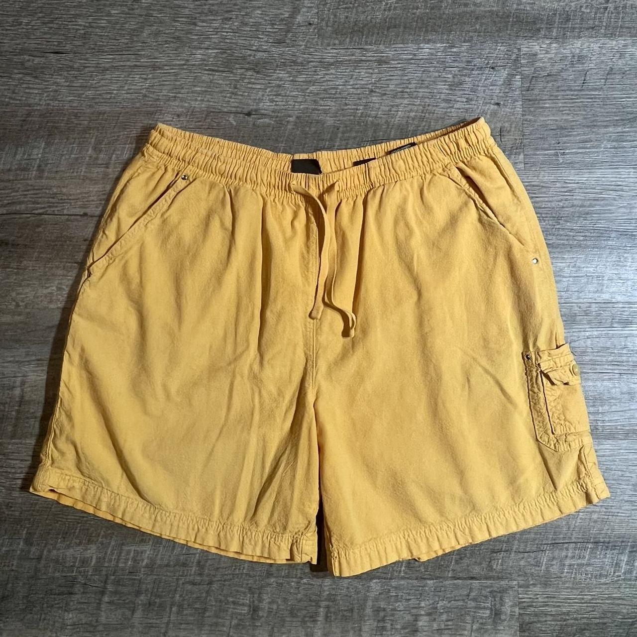 Erika & Co. Women's Yellow Shorts Depop