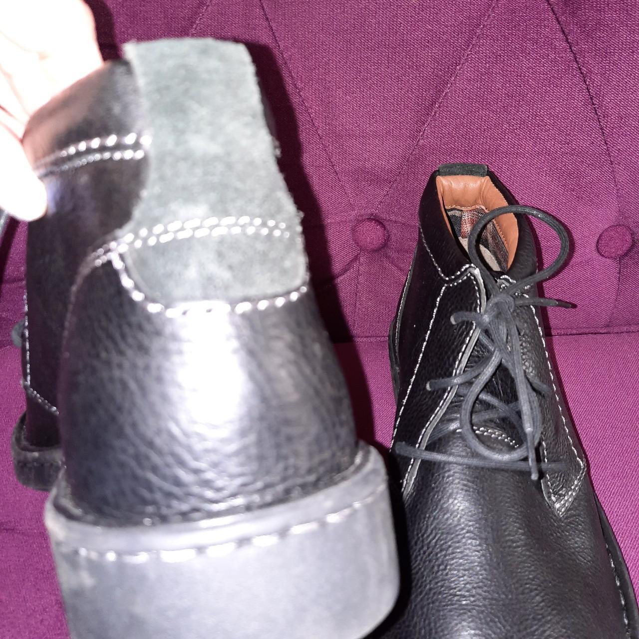 Product Image 3 - CLARKS BLACK GRAINY LEATHER LACE