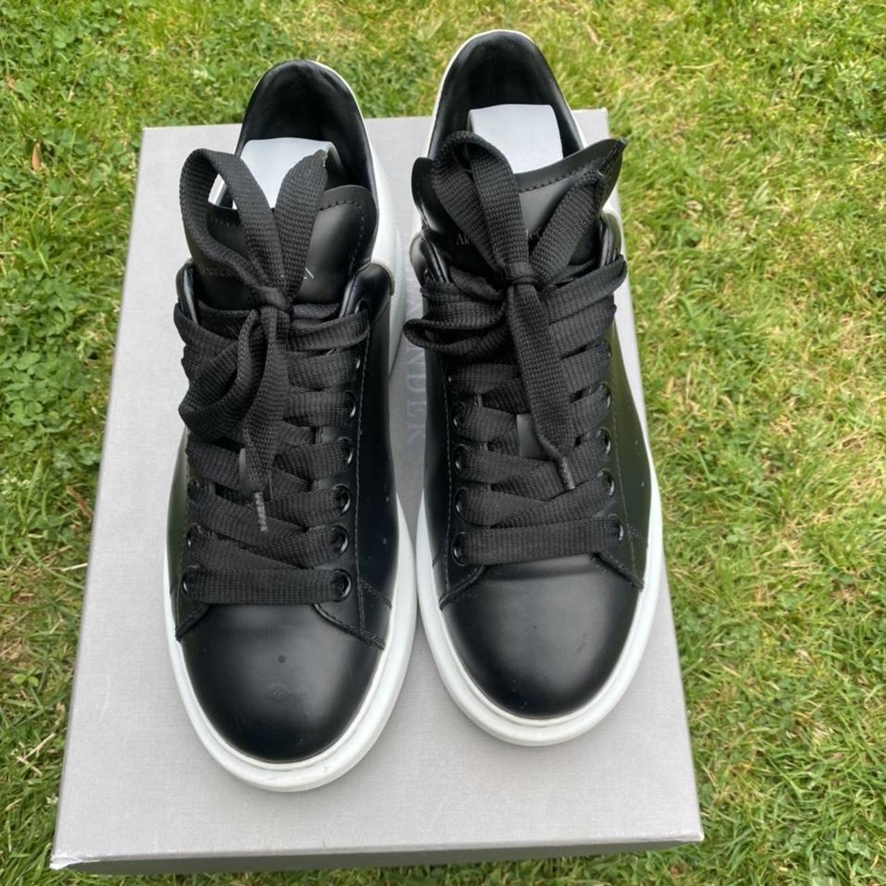 alexander mcqueen black sparkly trainers