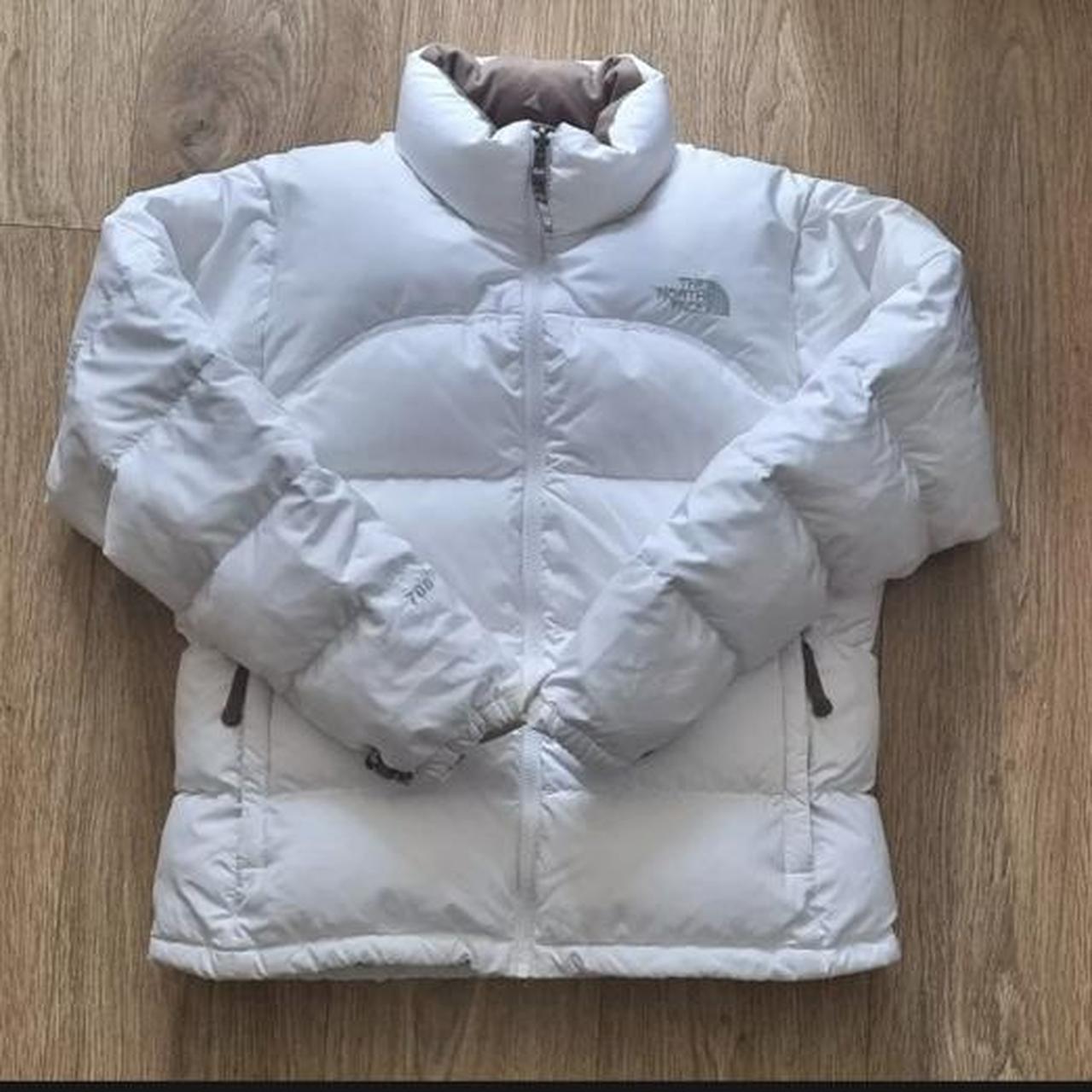 the north face nuptse 700 white