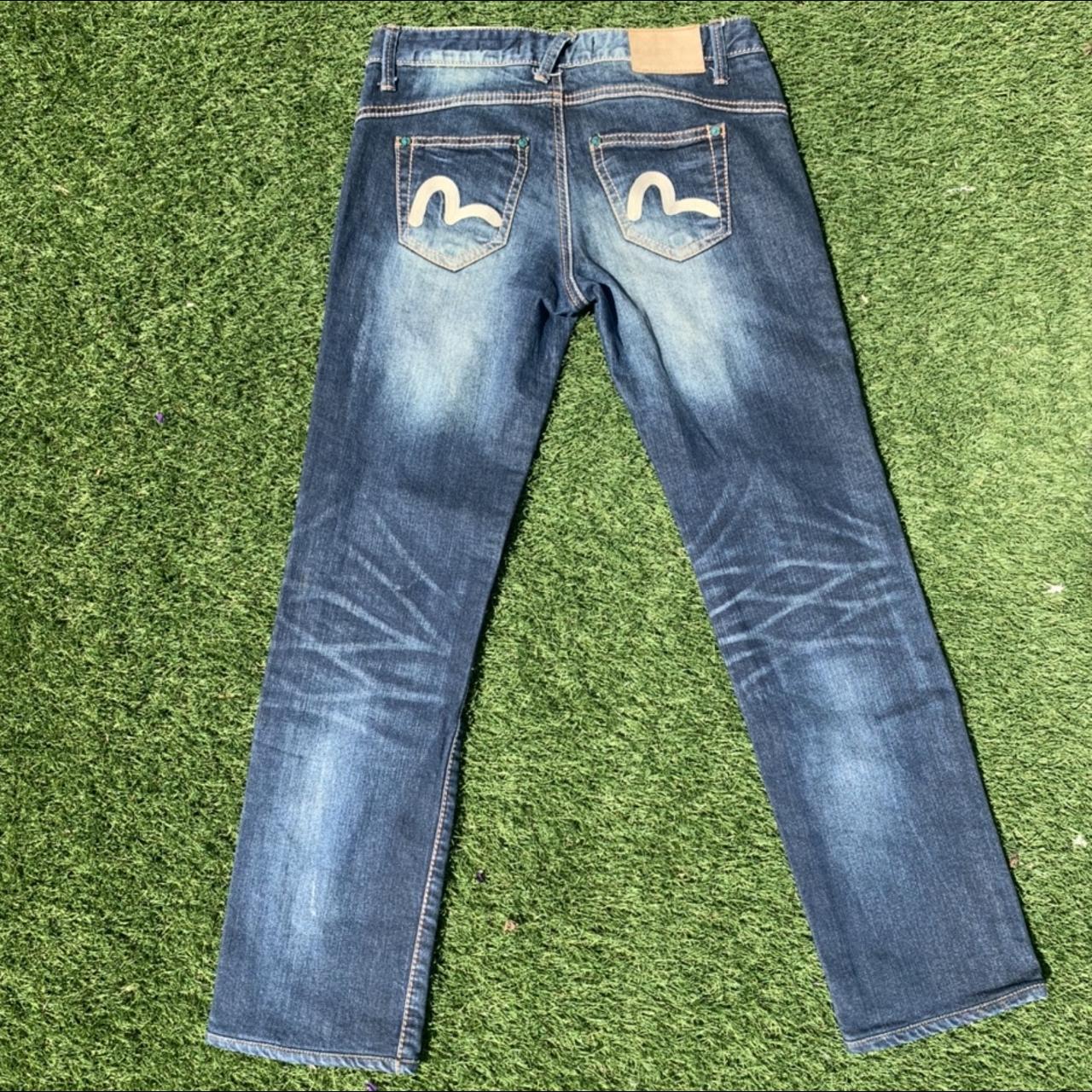 Evisu jeans 🤩 Really cool and trendy 😝 Straight leg... Depop