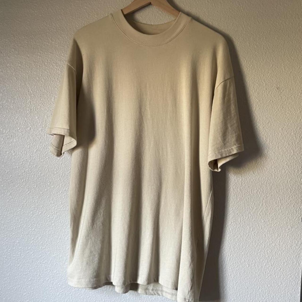 bone color t shirt