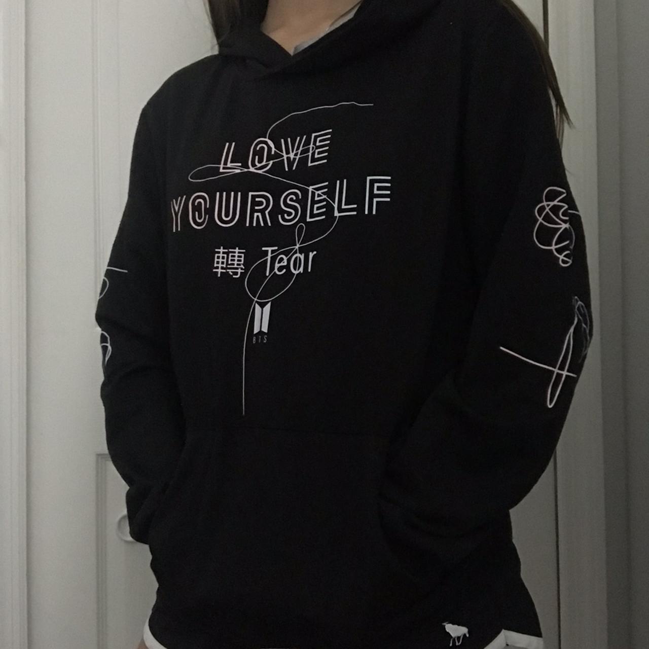 BTS Love Yourself Tear Hoodie Only worn once! Only - Depop