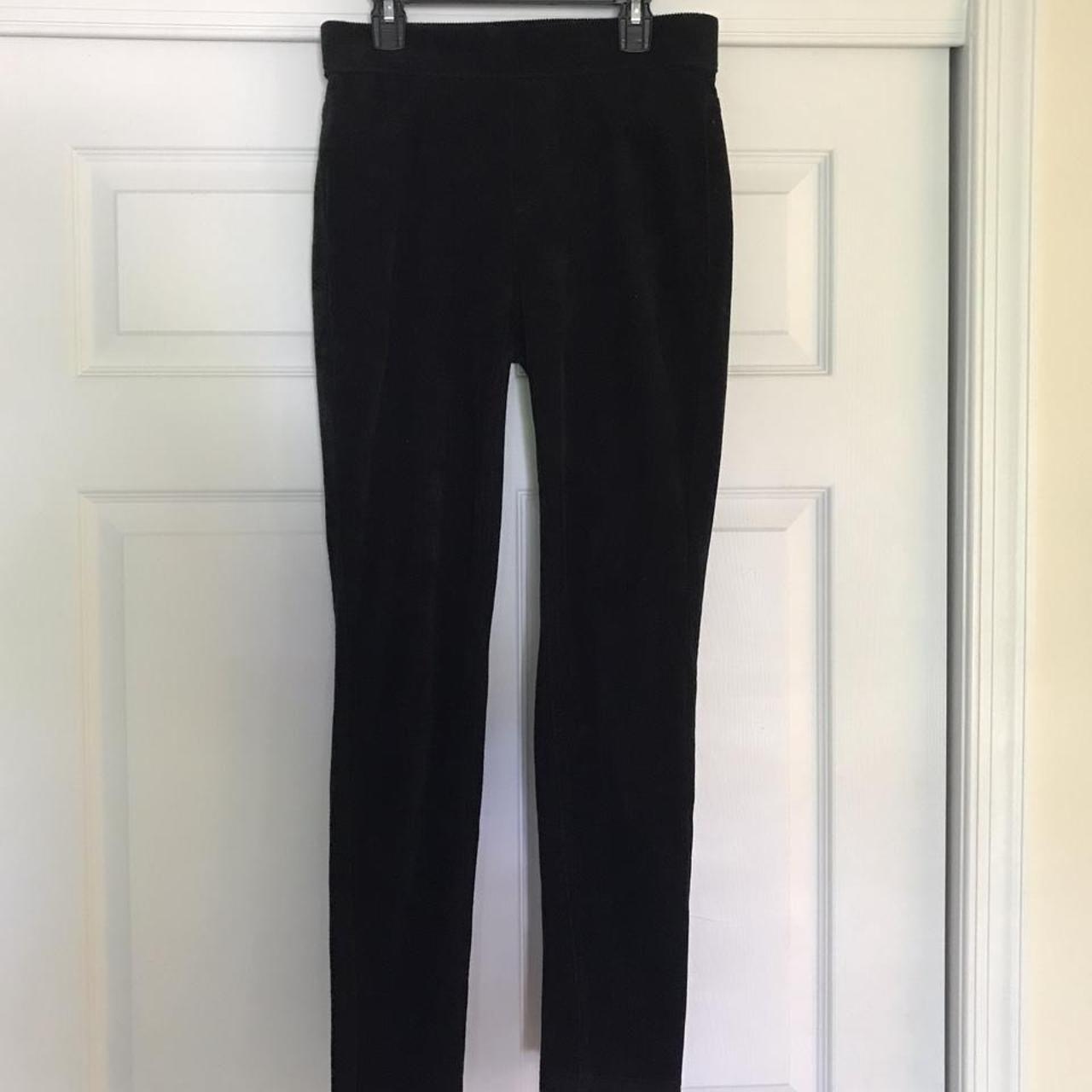 Gloria Vanderbilt Black Corduroy Leggings BOGO 50%... - Depop