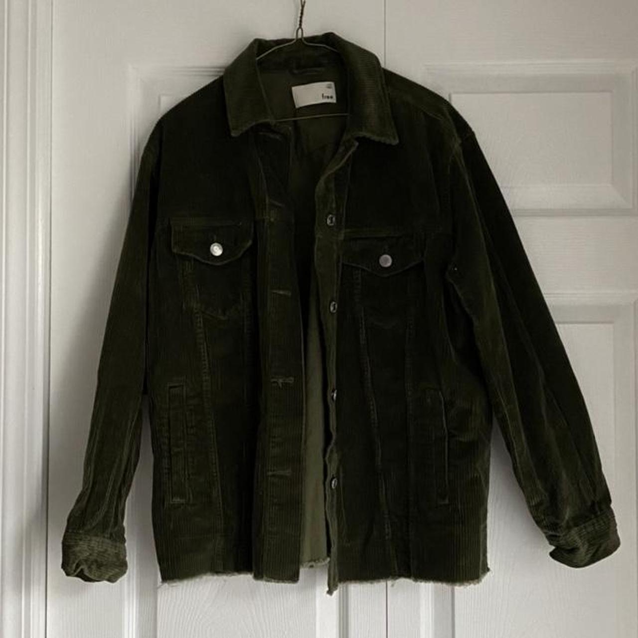 Dark green Wilfred Free corduroy jacket! So cute!!!!...