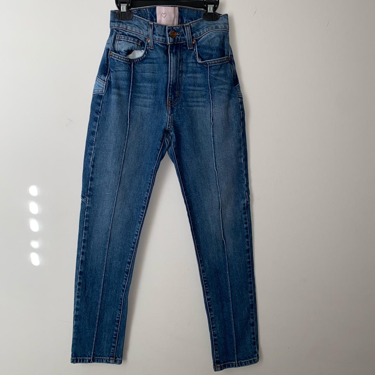revice denim jeans-worn once-butt star-size 24 - Depop