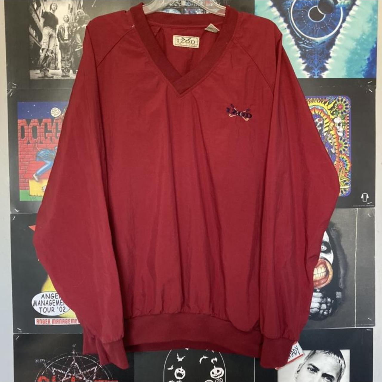 izod pullover windbreaker