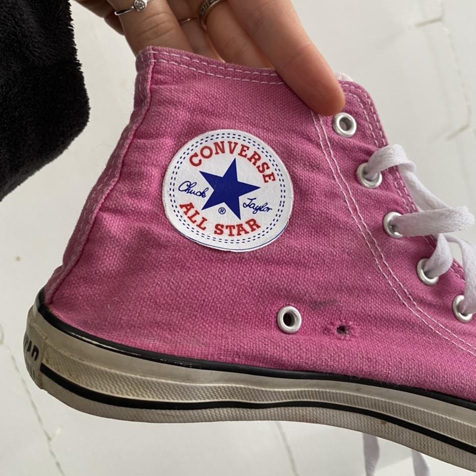 pink converse size 8