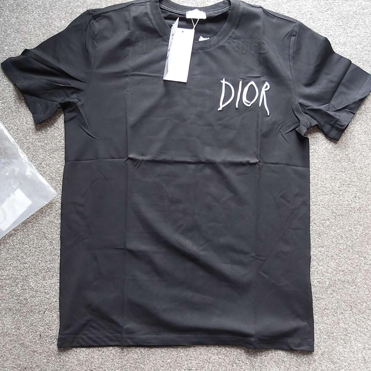 Christian dior Paris mens t-shirt, never worn as too... - Depop