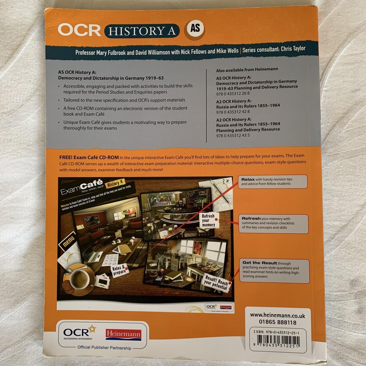 HISTORY AS & A-LEVEL REVISION GUIDE Exam Board: OCR... - Depop