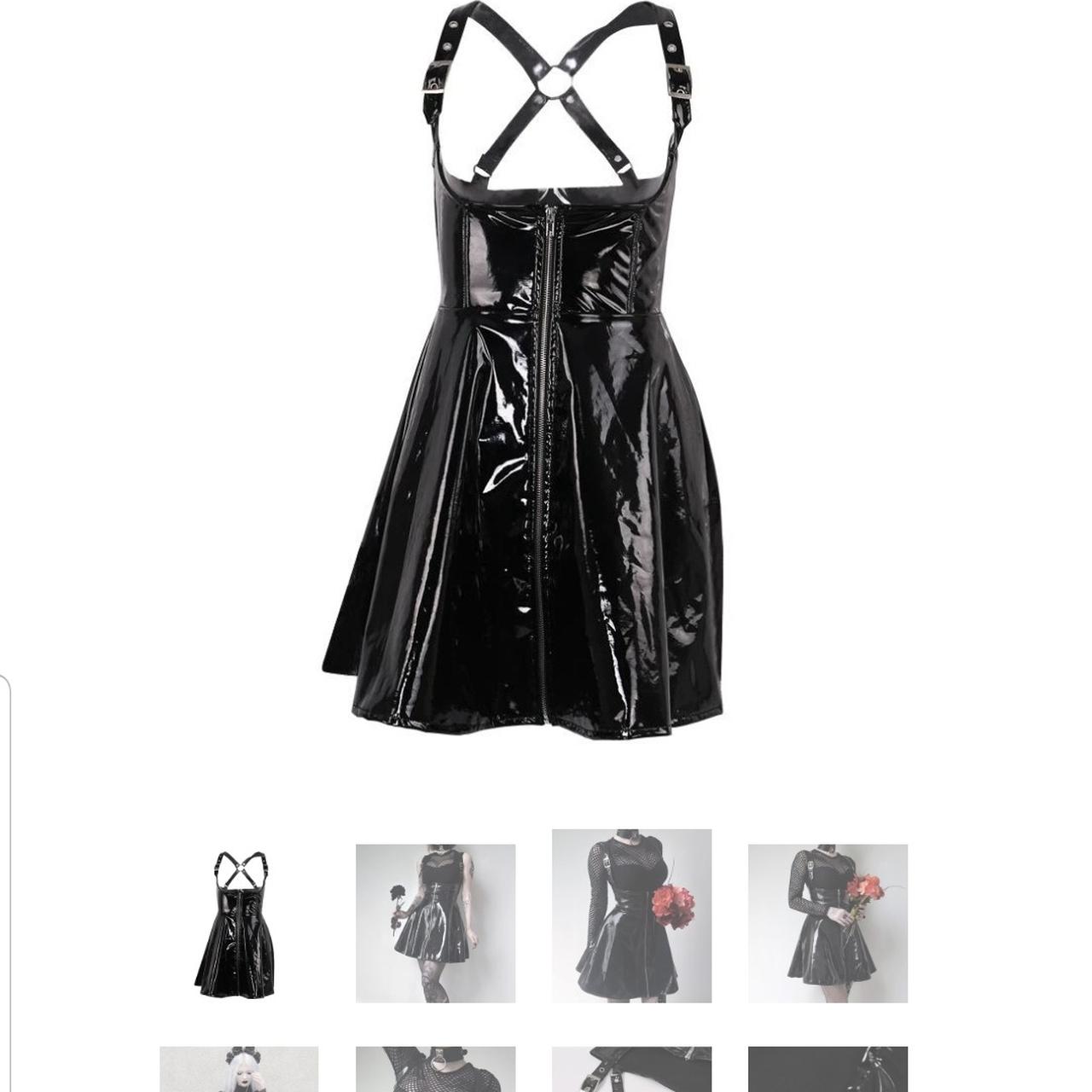 PVC Dress Dress from Landsyne as seen on Instagram... - Depop