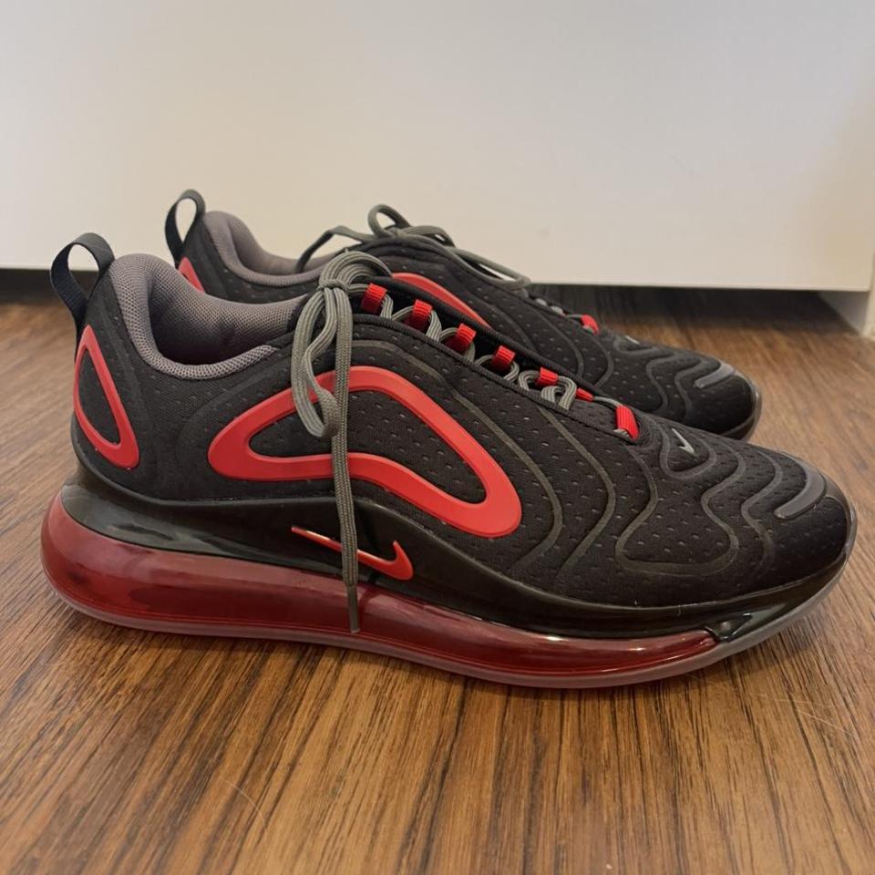Nike air max 720 black and red never worn brand new - Depop Nike air max 720 black and red never worn brand new - Depop