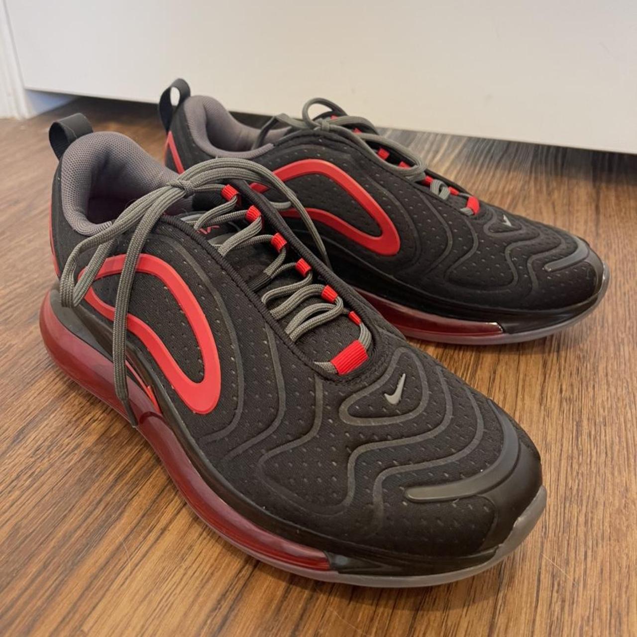 Air max 720 outlet men's black and red