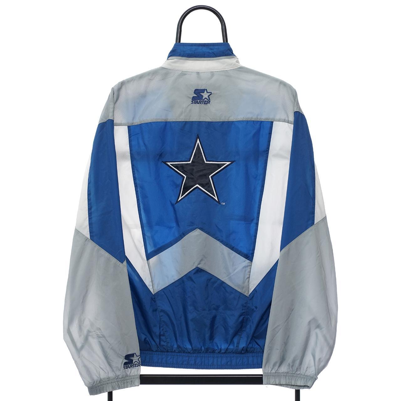 Vintage Starter NFL Dallas Cowboys Blue... Depop