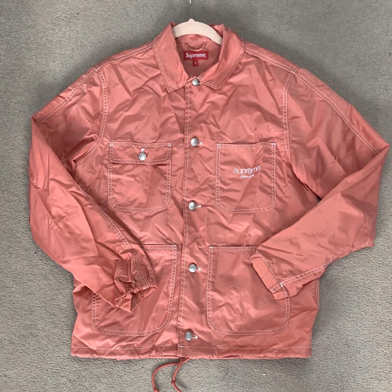 Supreme Nylon Chore Coat / Jacket - Salmon /...