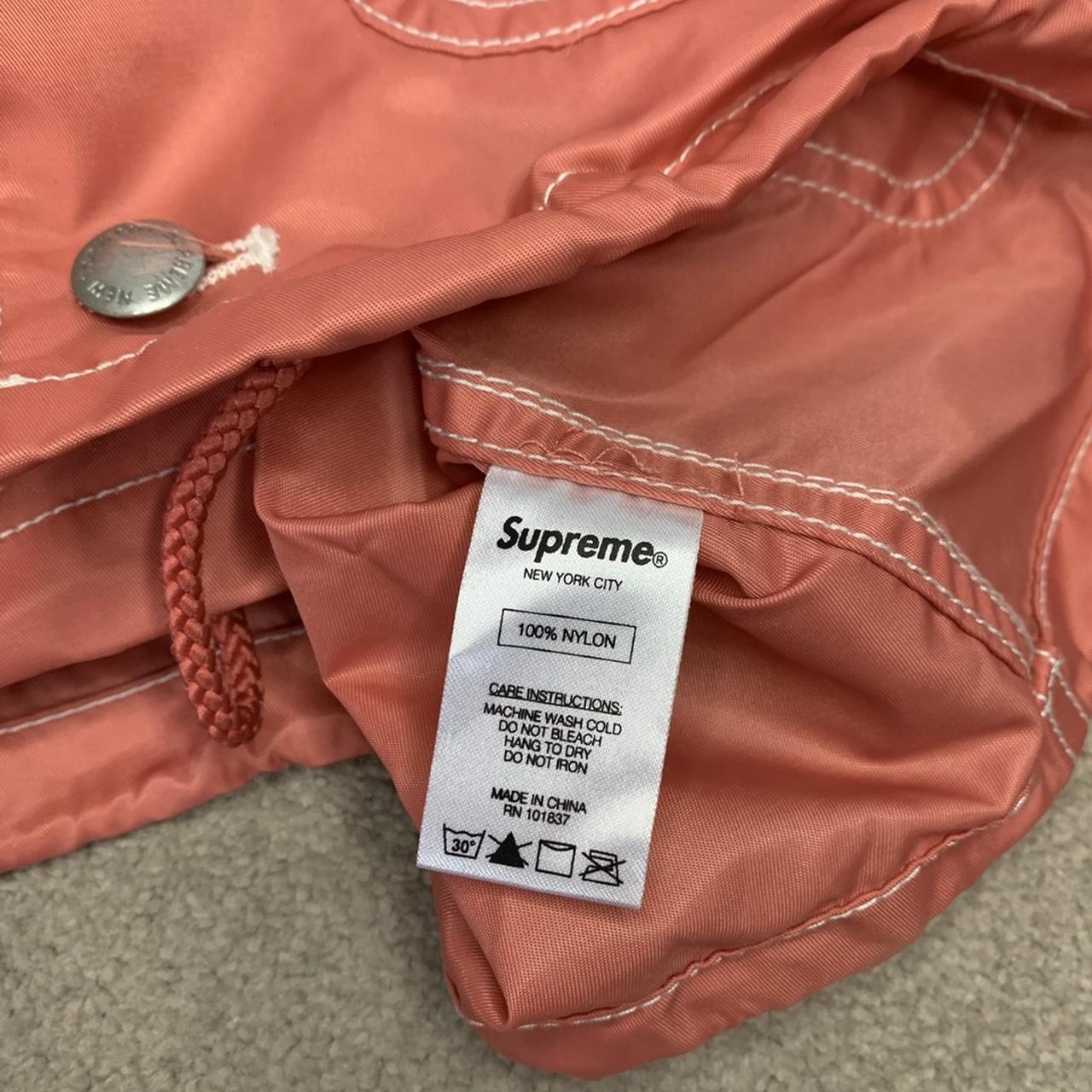 Supreme Nylon Chore Coat / Jacket - Salmon /... - Depop