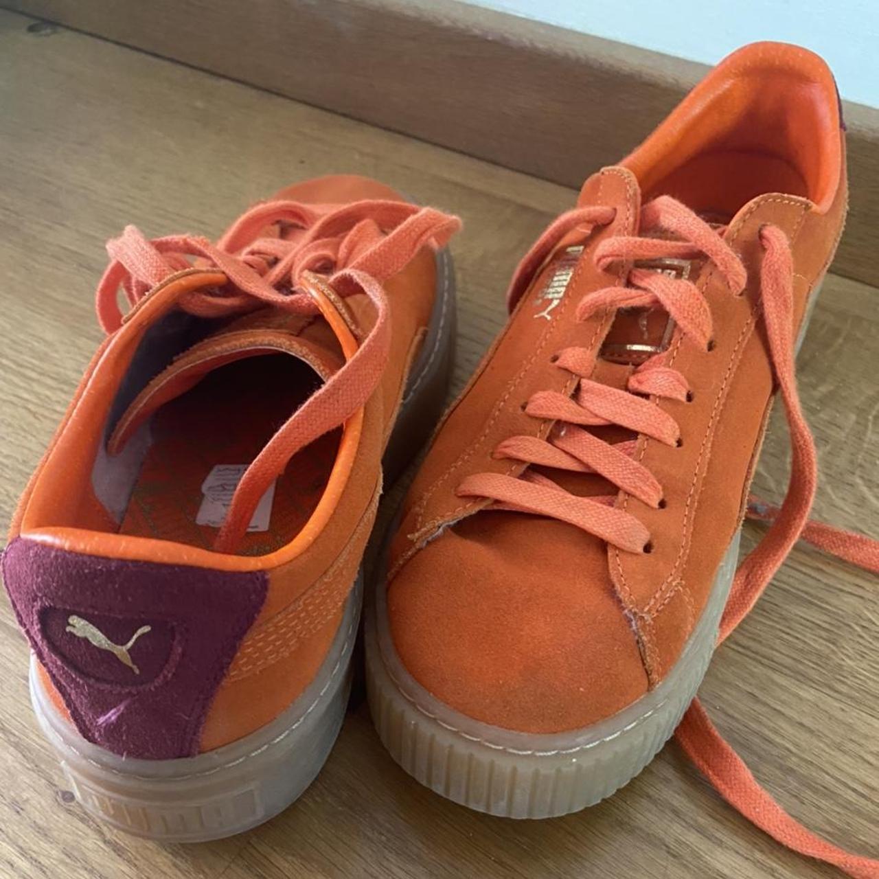 Puma trainers orange store women