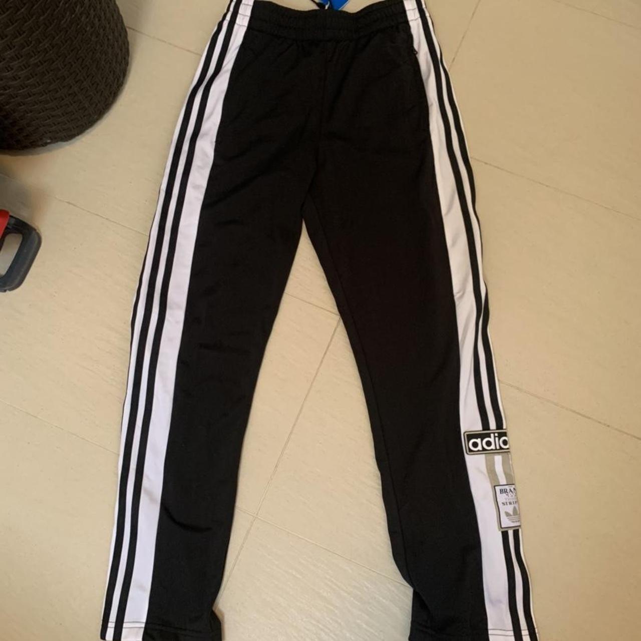 adidas Popper Trousers Track Pants Size fits womens... Depop