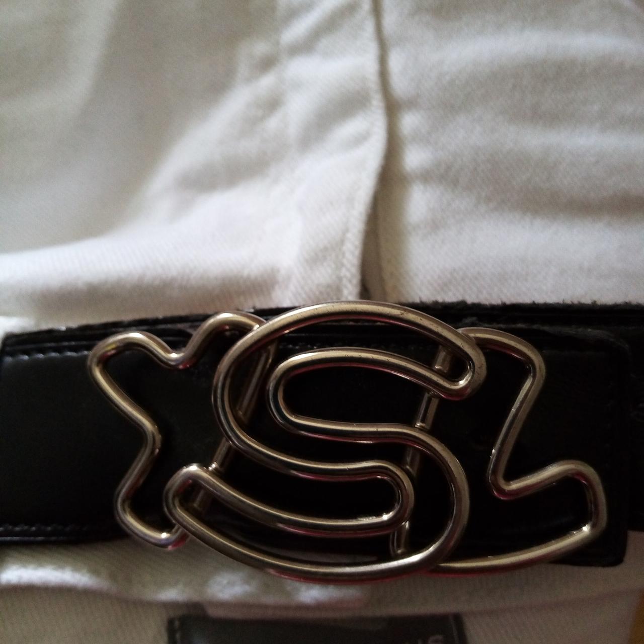 YSL Belt Buckle. Nearly new worn only few times - Depop