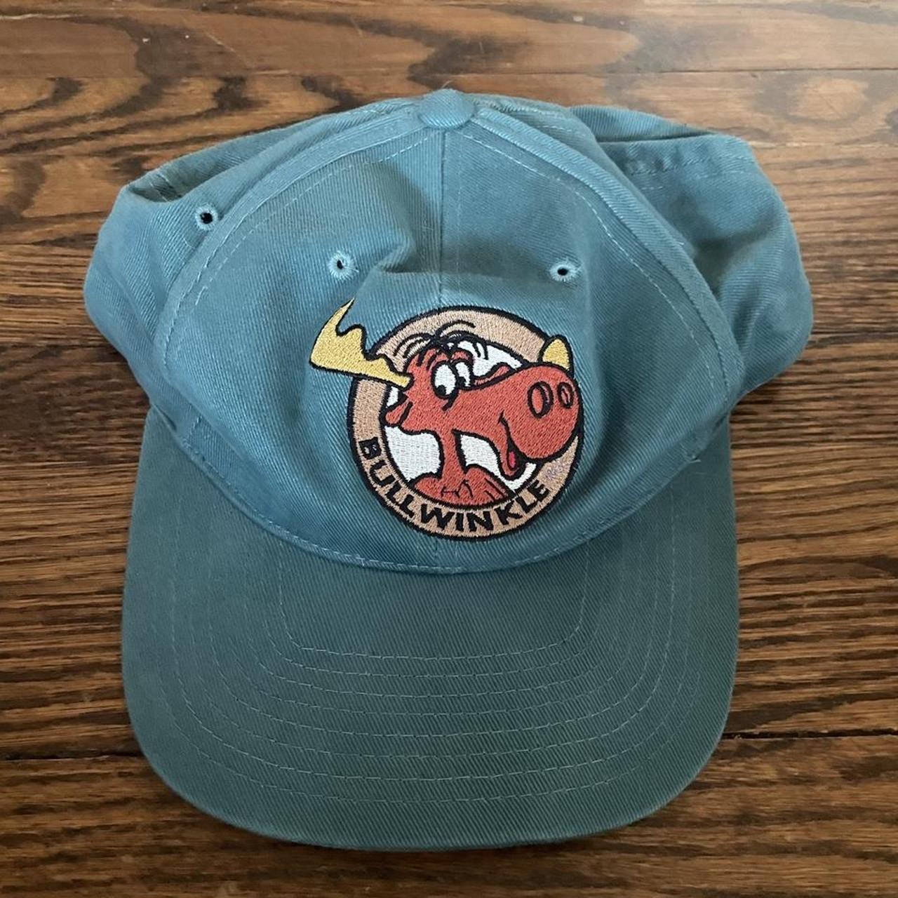 Vintage Rocky and Bullwinkle Hat Cap SnapBack... - Depop