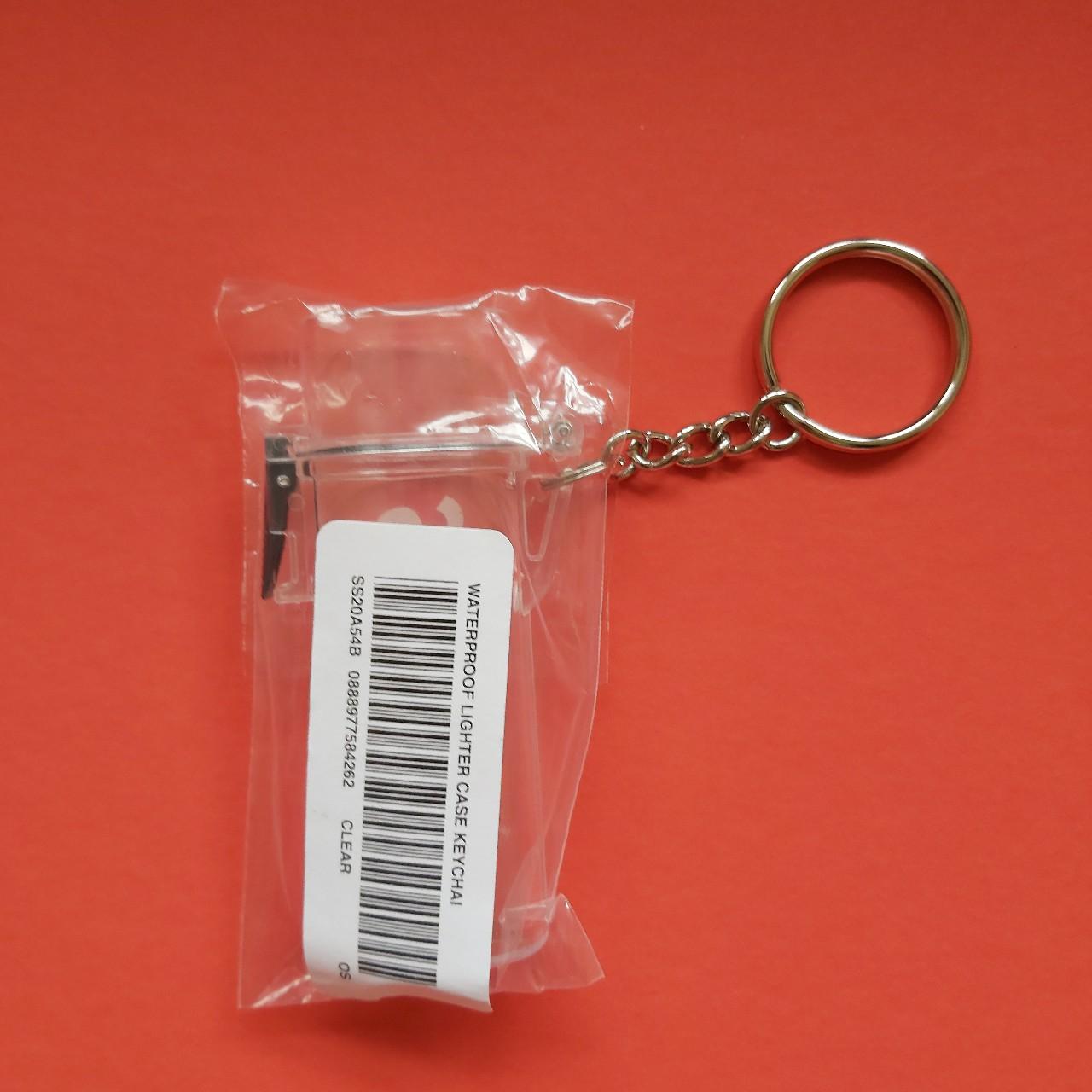 Supreme Waterproof Lighter Case Keychain - Clear - Depop