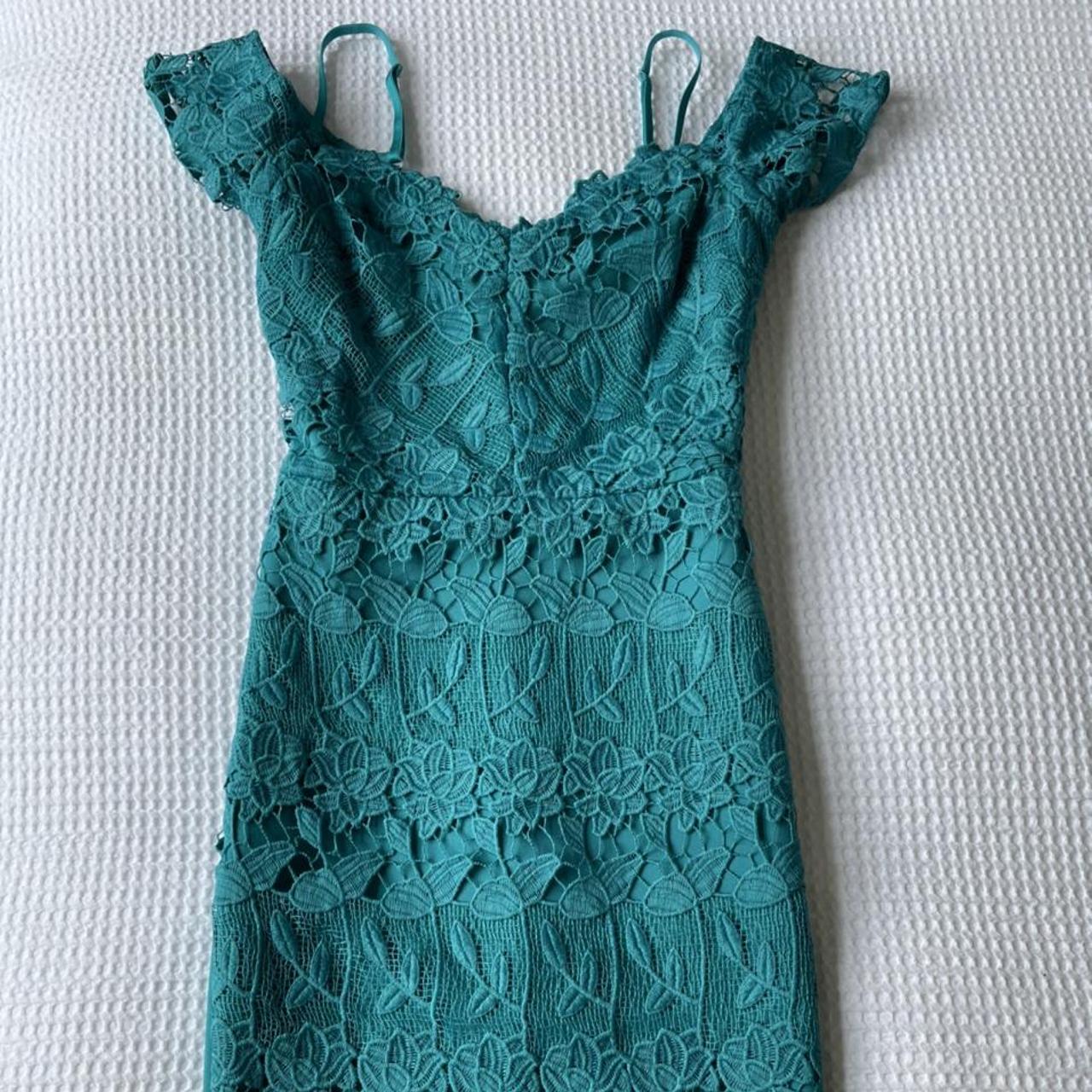 Lipsy teal outlet cocktail dress