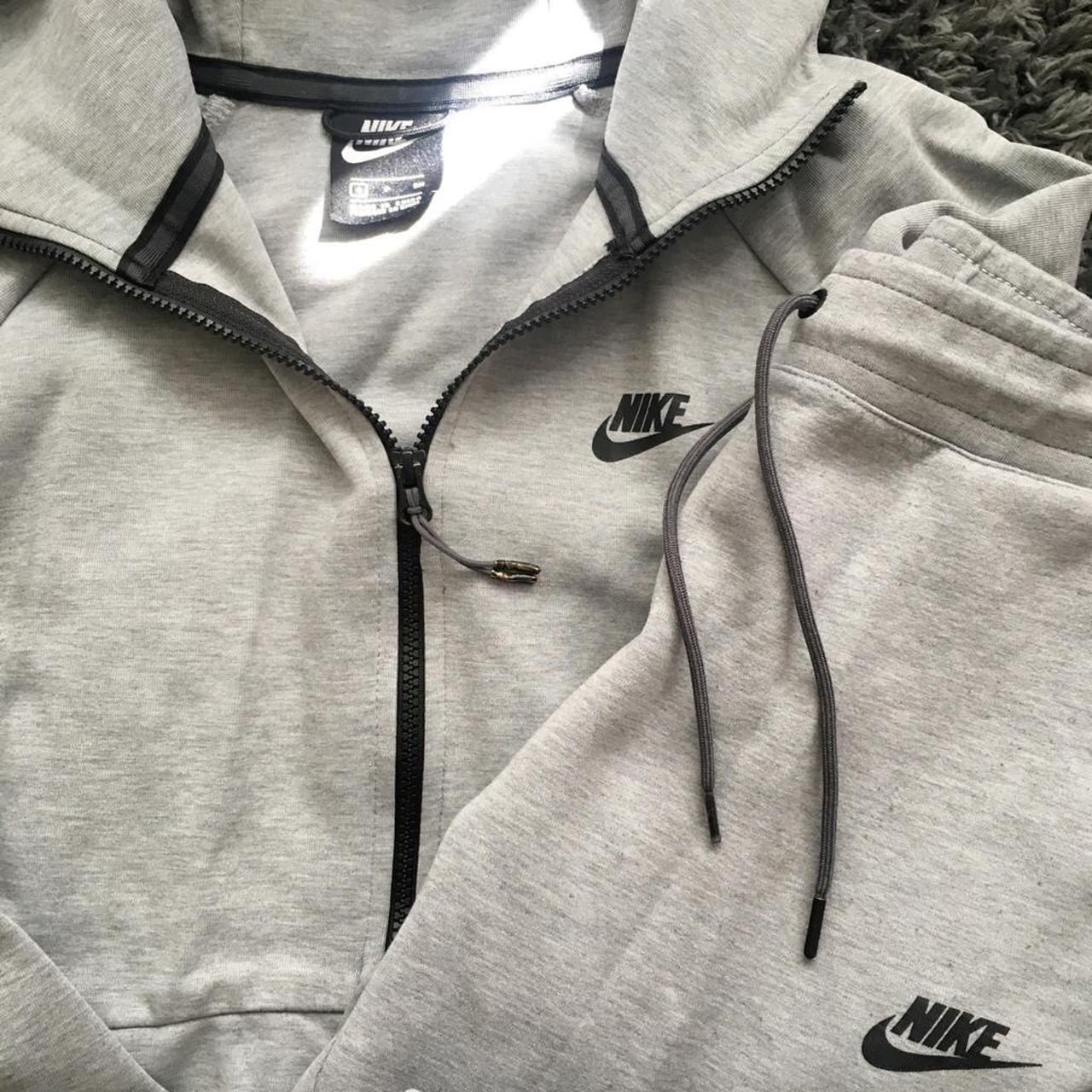 full grey nike tech tracksuit