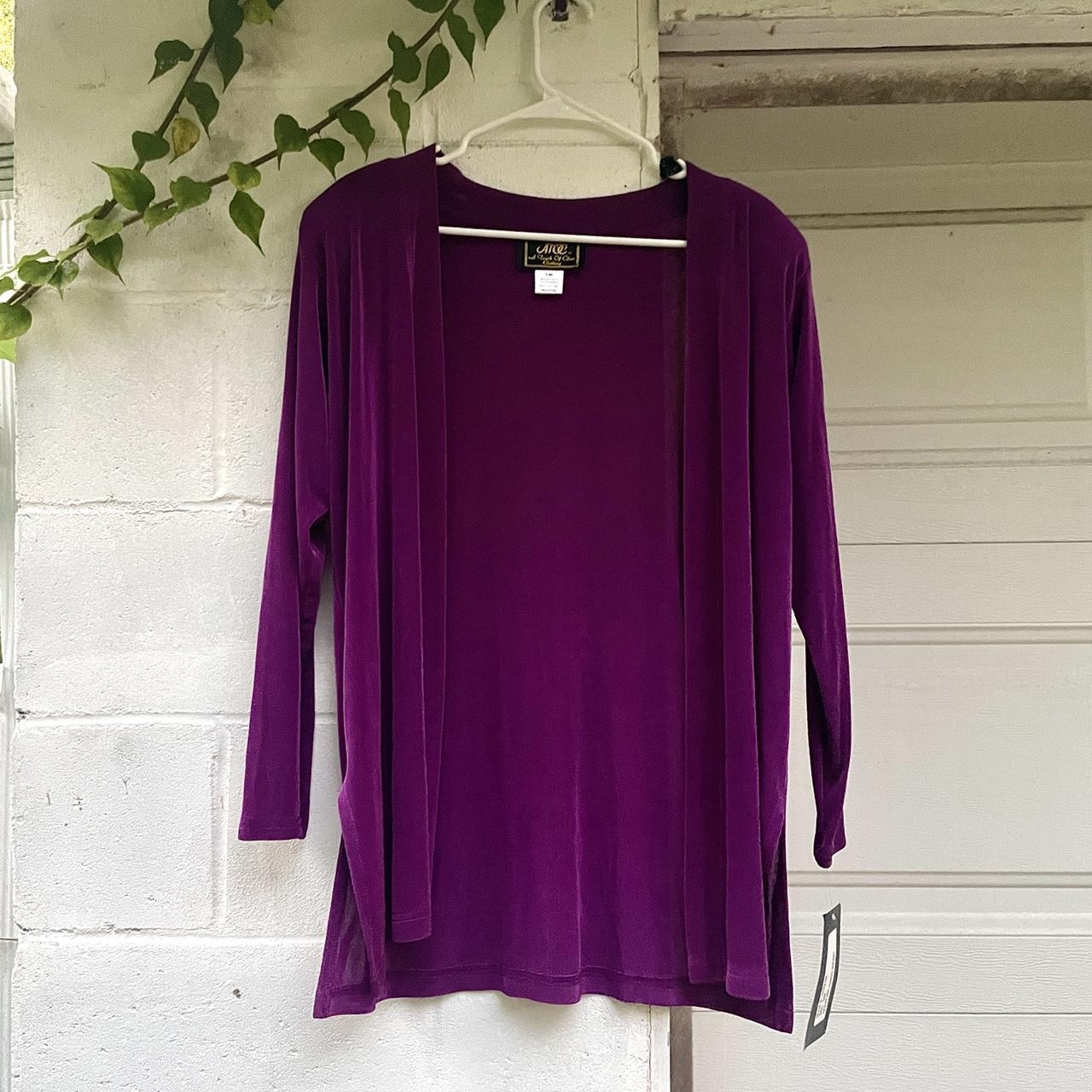 Retro Purple Cardigan 🔮 beautiful and unique... - Depop