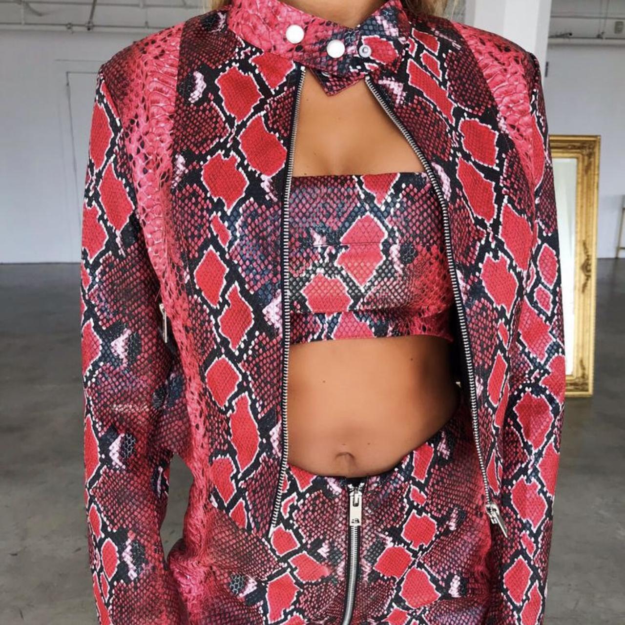 I am gia sale snakeskin jacket