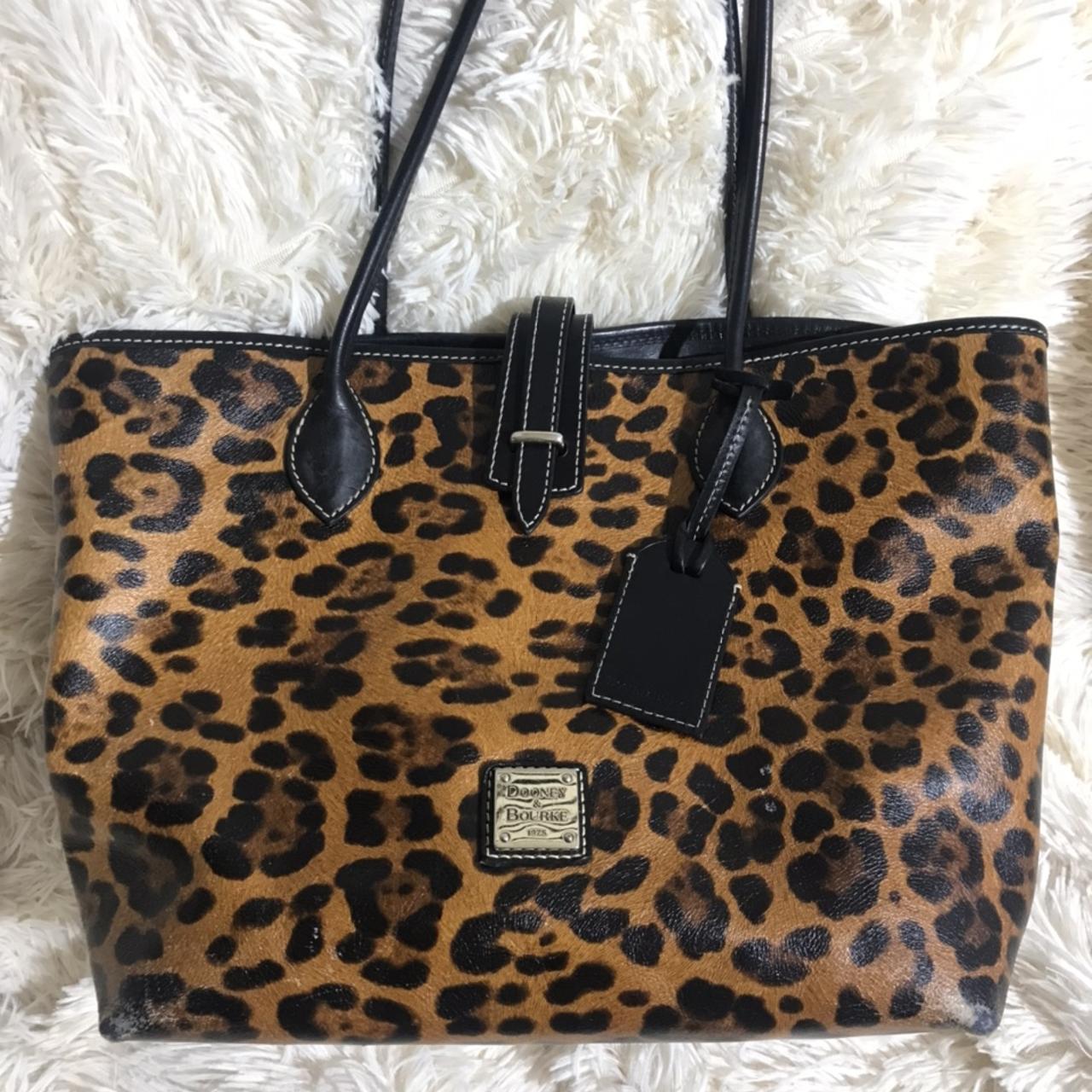 Leopard dooney and bourke bag new arrivals