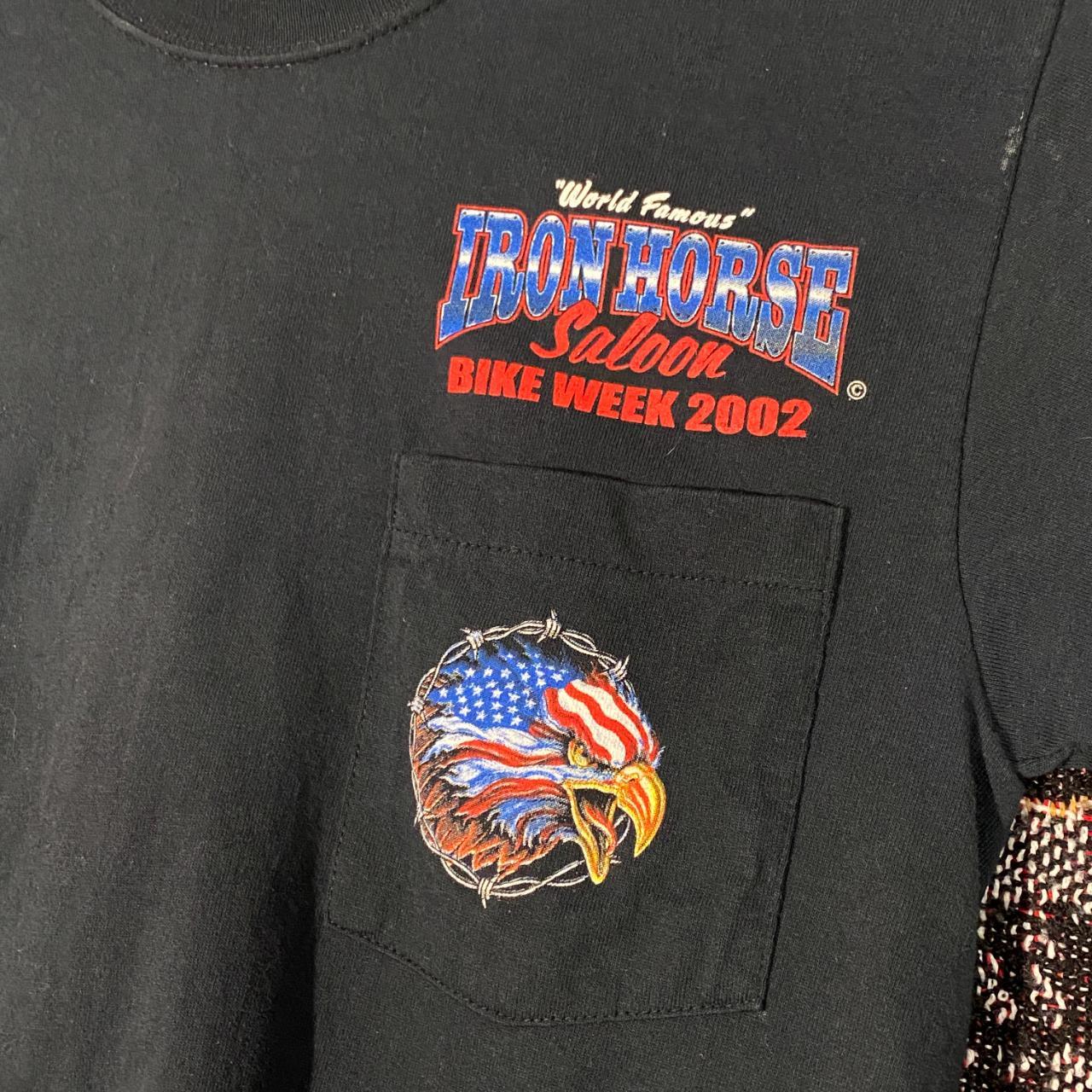 Y2K World Famous Iron Horse Saloon Bike Week Graphic... Depop