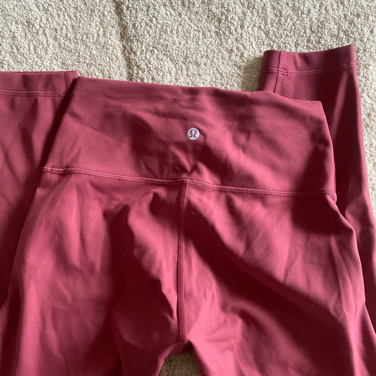 #lululemon , wunder train , red merlot