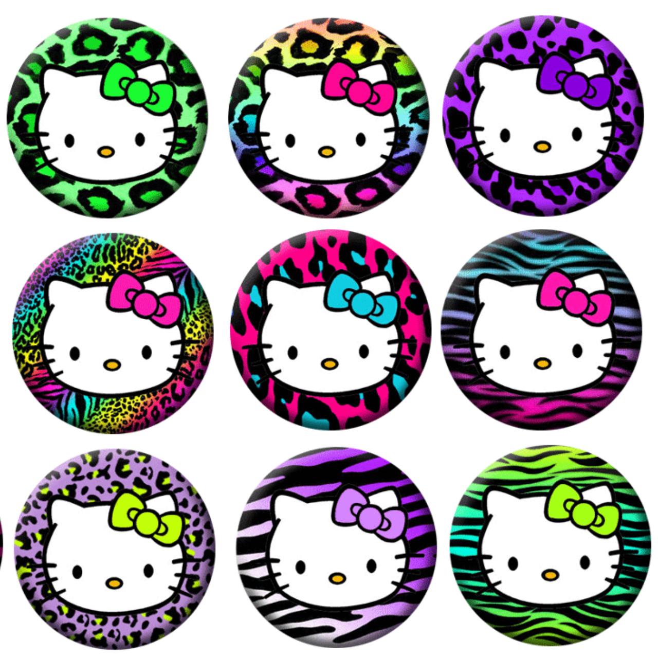 hello kitty animal print lot of 15 pin back 1 depop