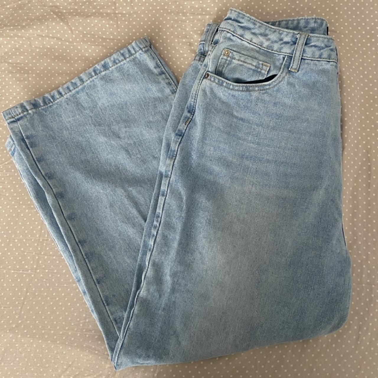 high waisted wide leg -the second picture is... - Depop