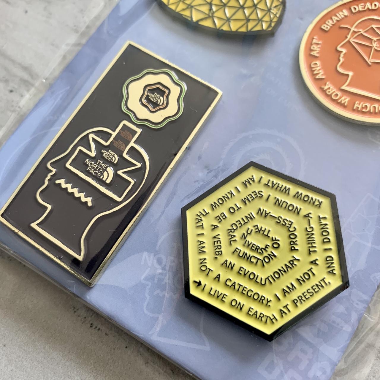 The North Face x Brain Dead Pins (x1) For Sale: One | Depop The North Face x Brain Dead Pins (x1) For Sale: One | Depop