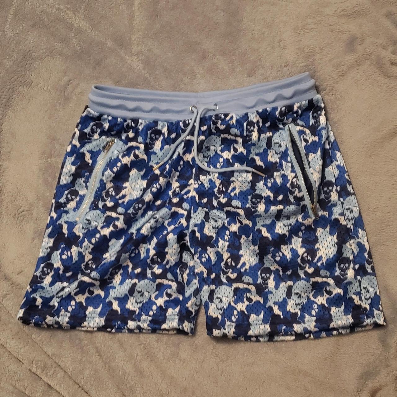 Men's Blue and White Shorts | Depop