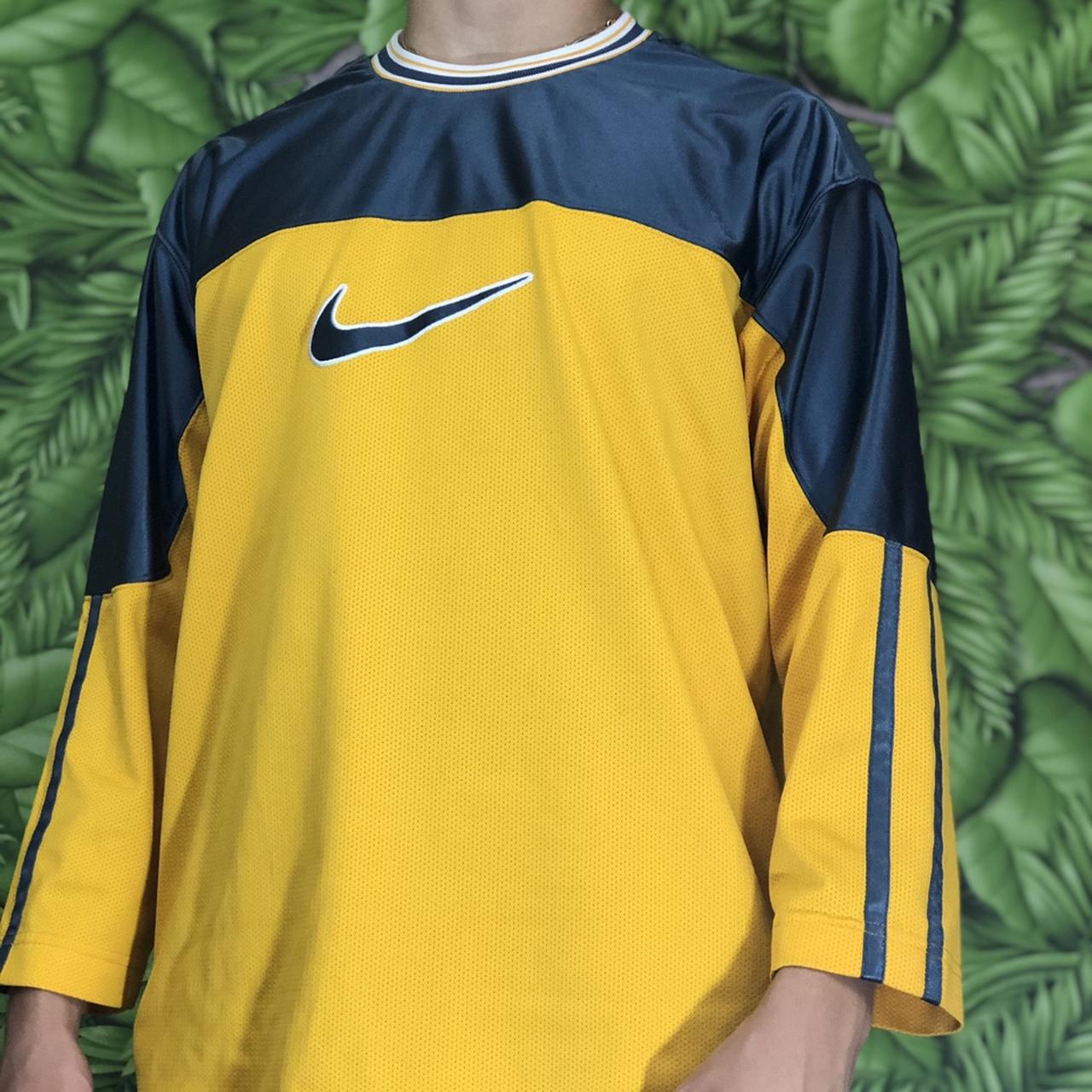 nike long sleeve polo vintage