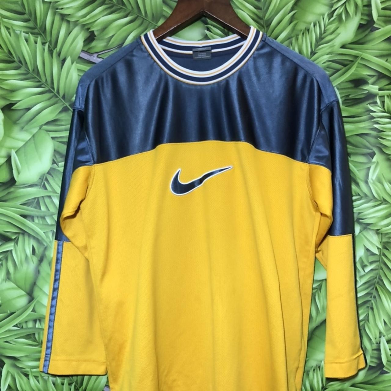 nike long sleeve polo vintage