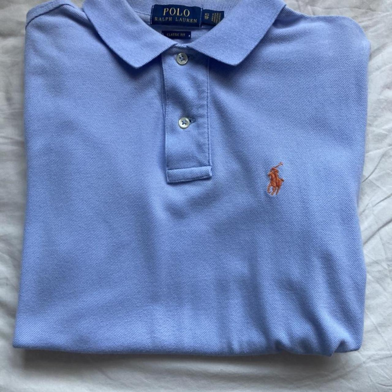 Mens extra small Blue Polo Ralph Lauren shirt - Depop
