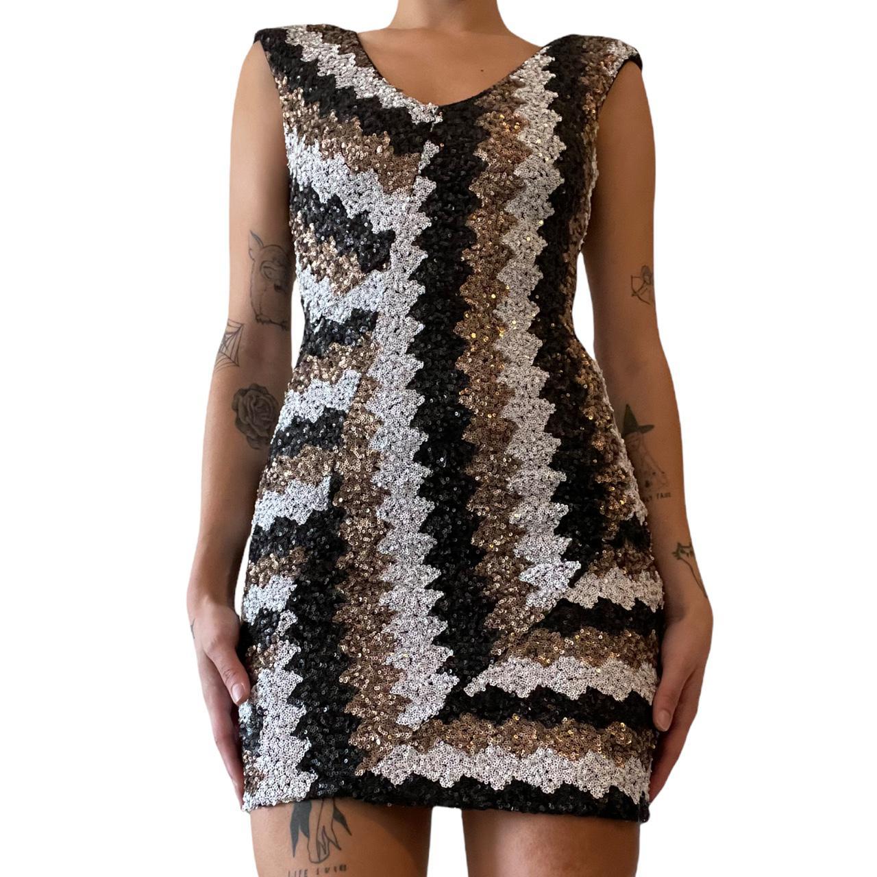 bebe sequin dress