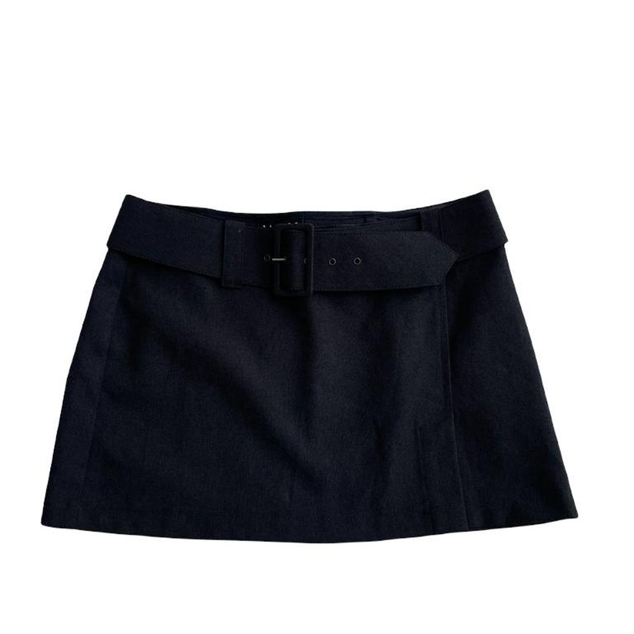 Y2K mini skirt in dark grey graphite color ️‍🔥 vintage... - Depop