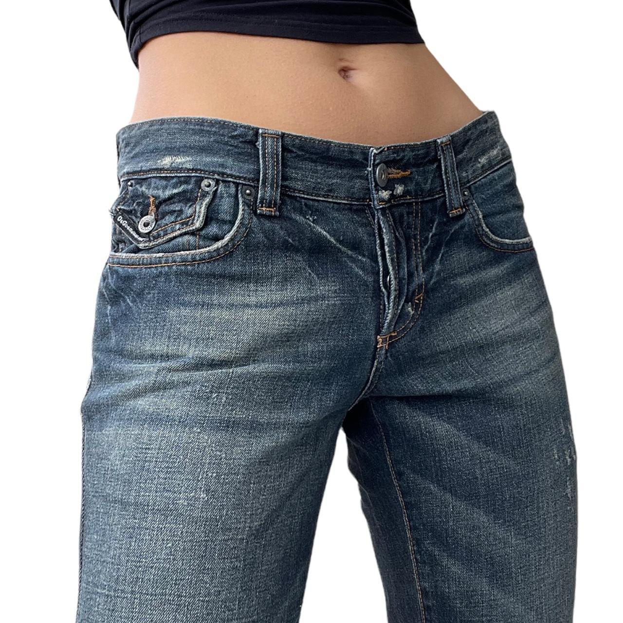 Vintage D&G jeans 🦋 2000s Y2k low rise jeans with... Depop
