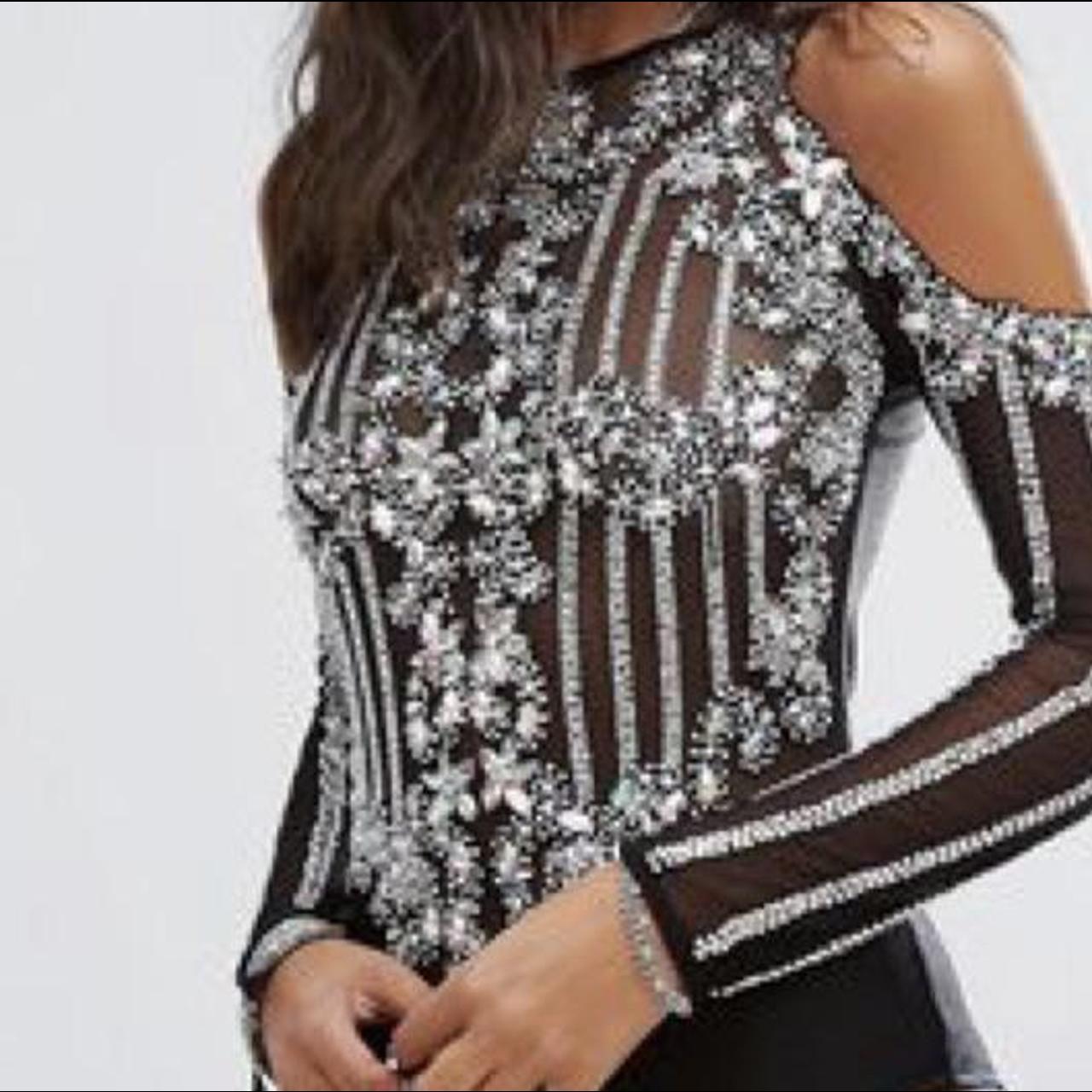 a star is born embellished bodysuit