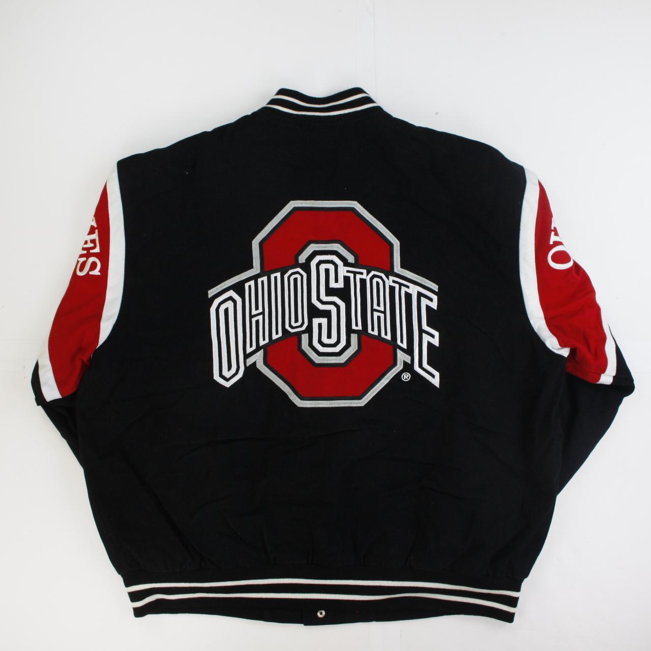 American Vintage Men's Black and Red Jacket (4)