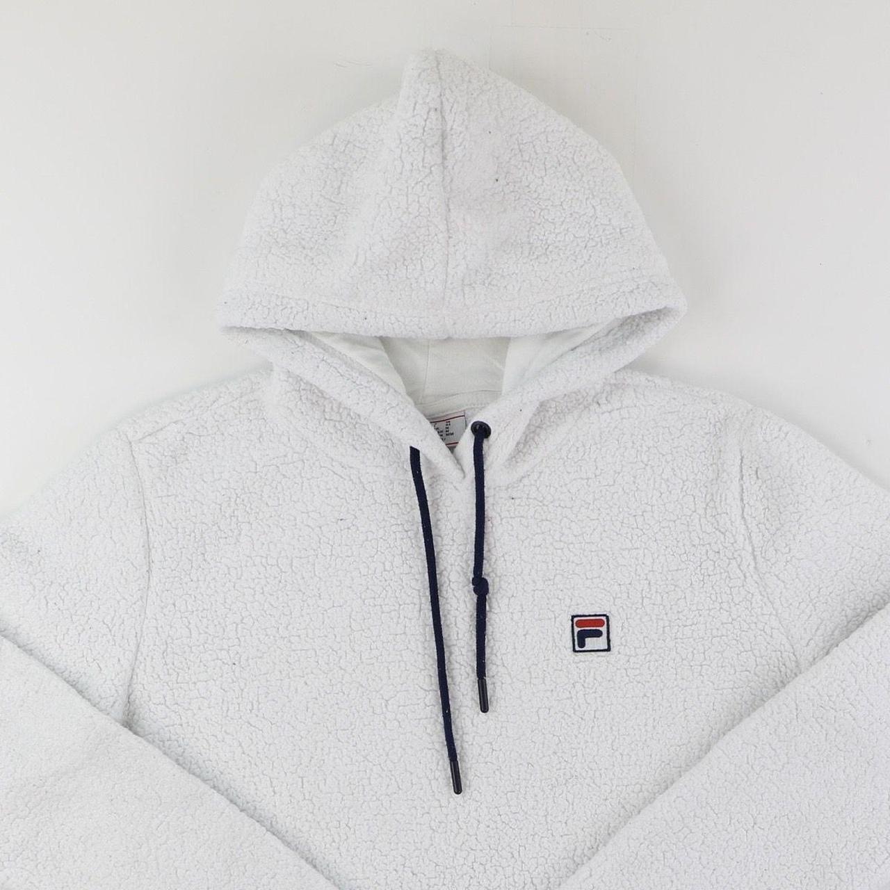 Fila Hoodie Fleece Hooded Warm Cosy Vintage... - Depop