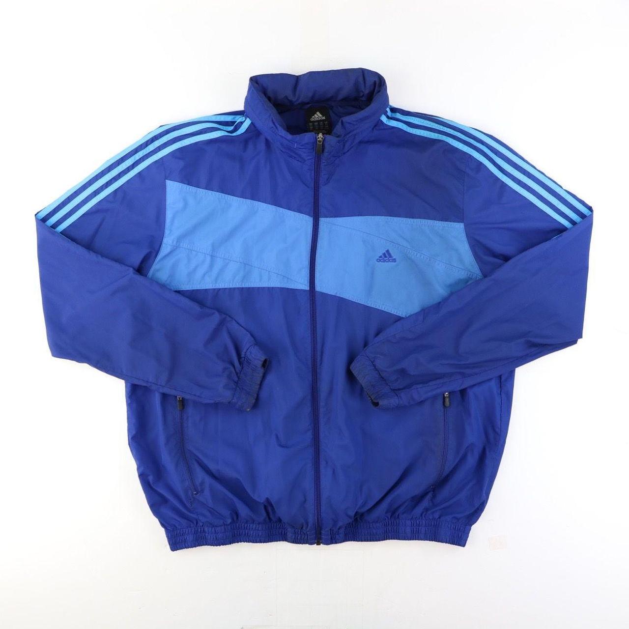 Adidas Zip Up Jacket Vintage Wind resistant... - Depop