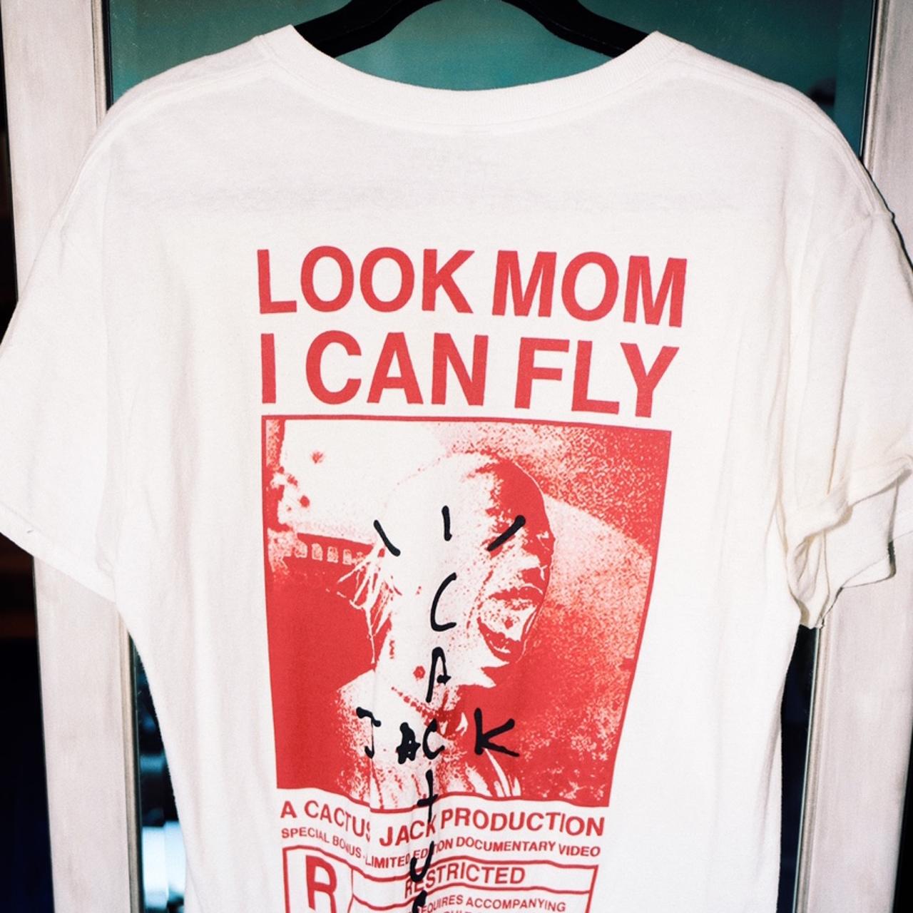 Cactus Jack look Mom I Can FLY T-Shirt, Travis Scott ASTROWORLD T