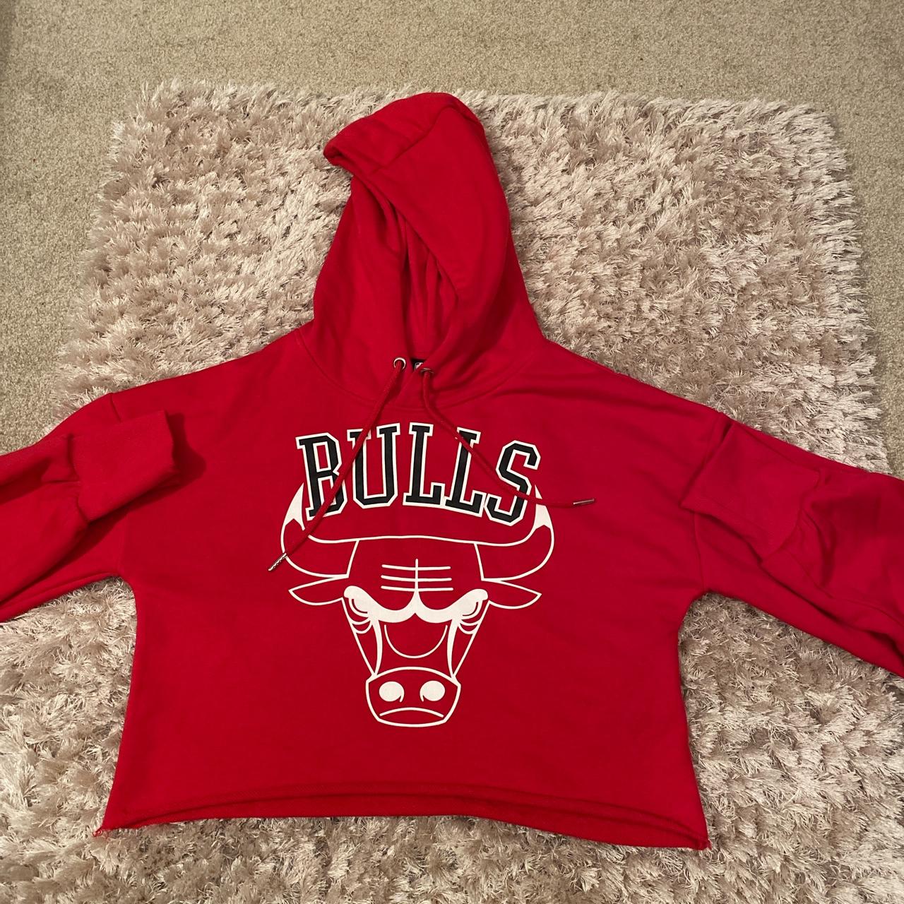 Chicago bulls hoodie sold by Topshop. Only worn - Depop