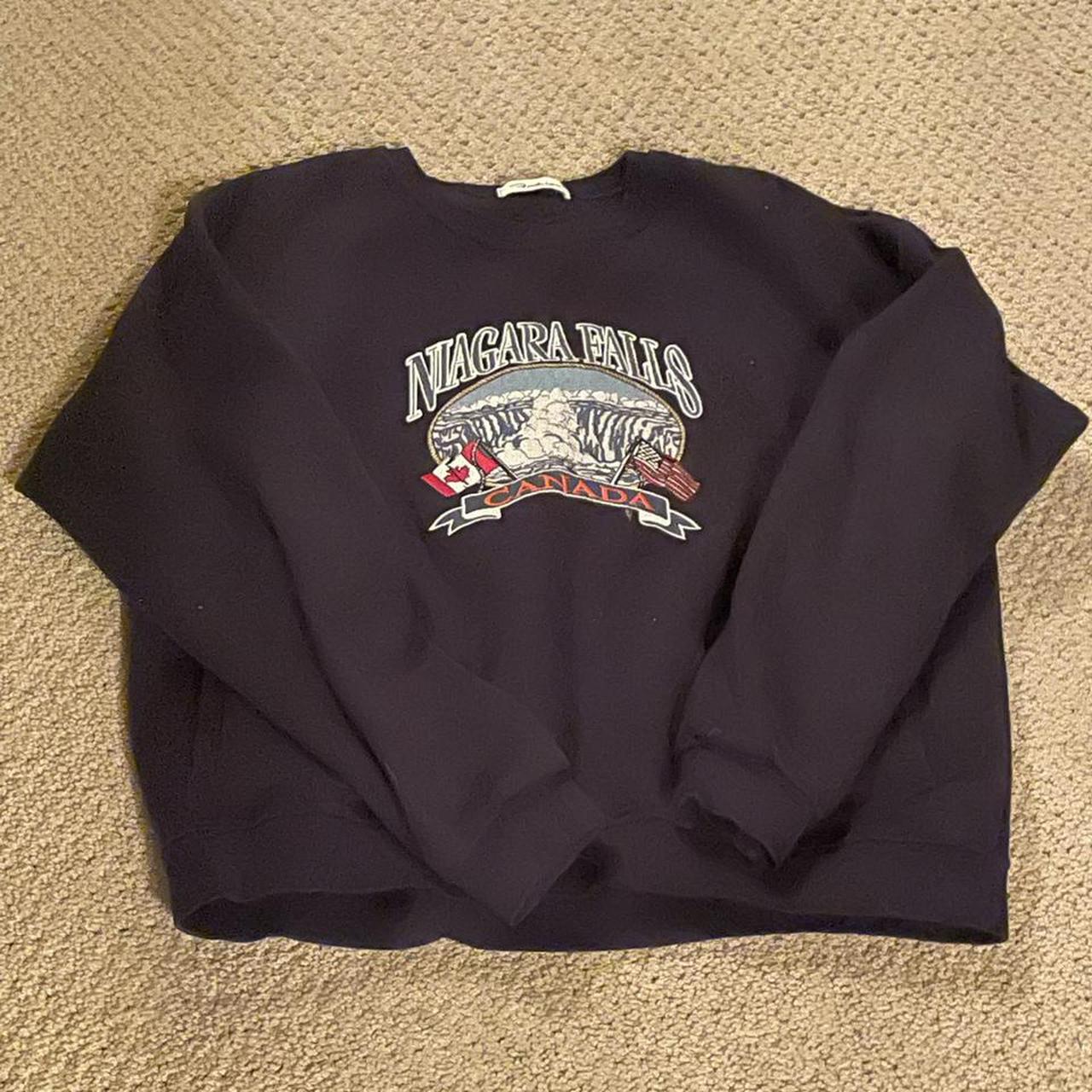 Product Image 1 - niagara falls navy blue sweatshirt