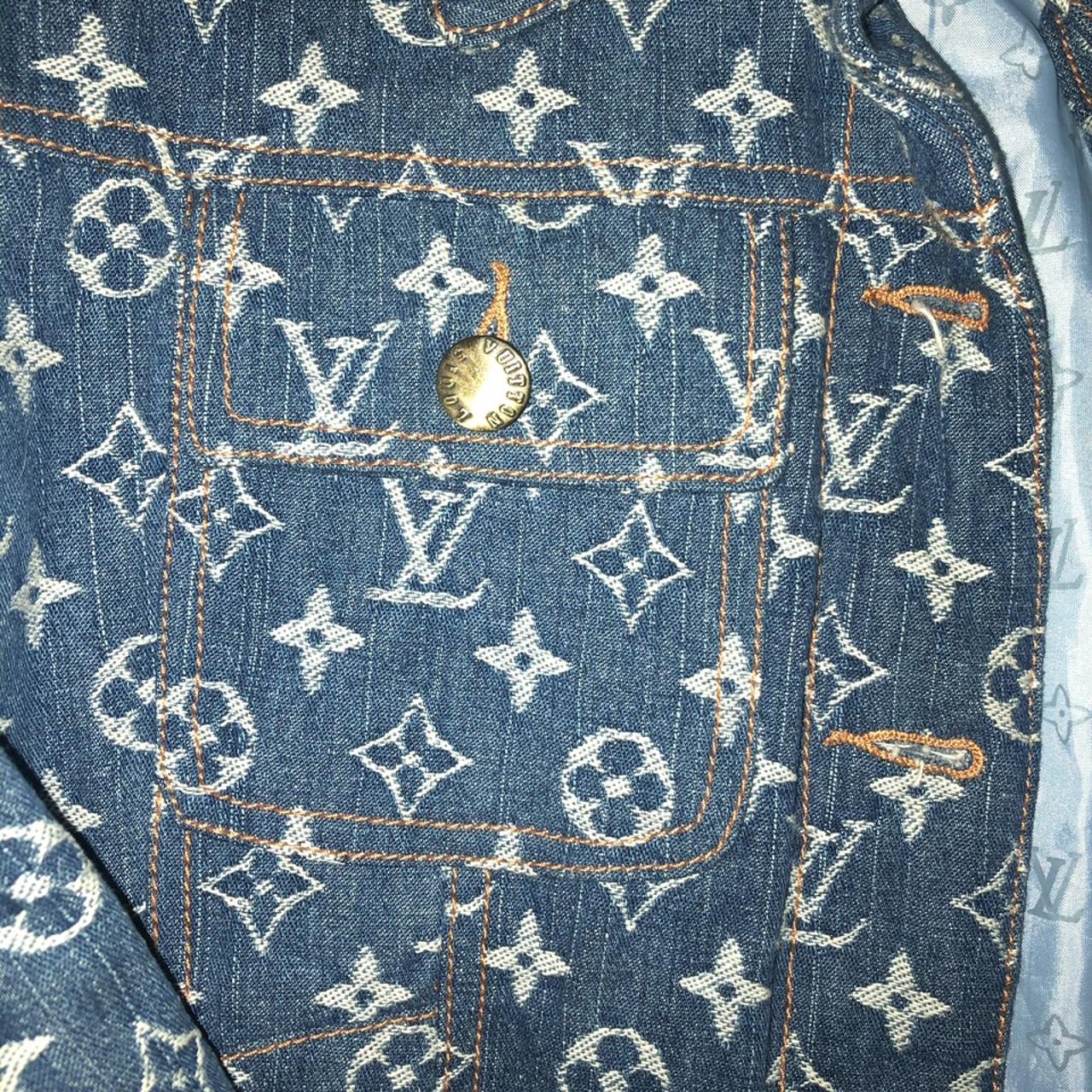 Vintage Louis Vuitton Denim Jacket! Very high value - Depop